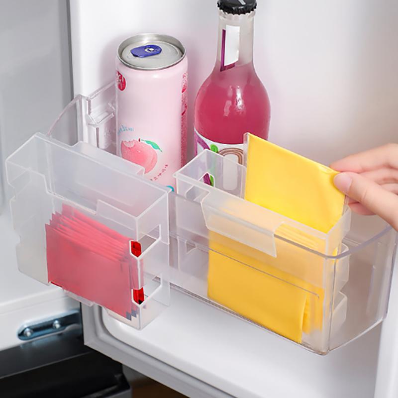 Chladnička Potraviny Úložný box na čerstvé potraviny Bočné dvierka chladničky Ovocie Zelenina Korenie Kufor na potraviny Nádoba Kuchynský organizér Úložné boxy