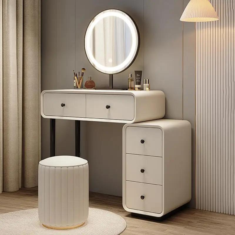 Modern Mirror Dressing Table Minimalist Nordic Make Up Vanity Tables Dressing Small Tocador Home Furniture