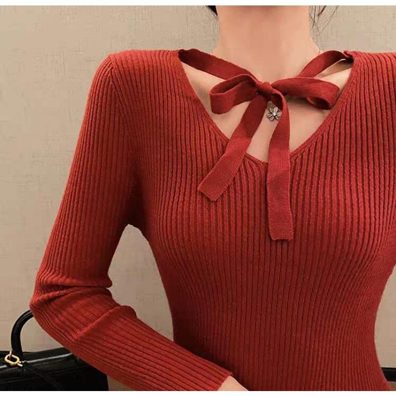 Natal Red Women's Fashion Christmas Robe Sweater Knitted Dress Women's Winter Annual Meeting Dress