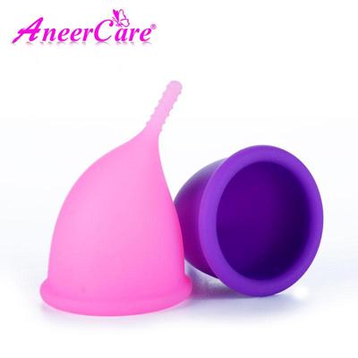 Prodotti per l'igiene femminile Coppetta mestruale in silicone di grado medico Copa Menstrual Lady Menstrual Copa Menstrual Coppetta mestruale riutilizzabile in silicone(V01)