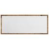 LED Bathroom Mirror with Rustic Wood Effect 100 x 8.5 x 37 cm Engineered Wood
