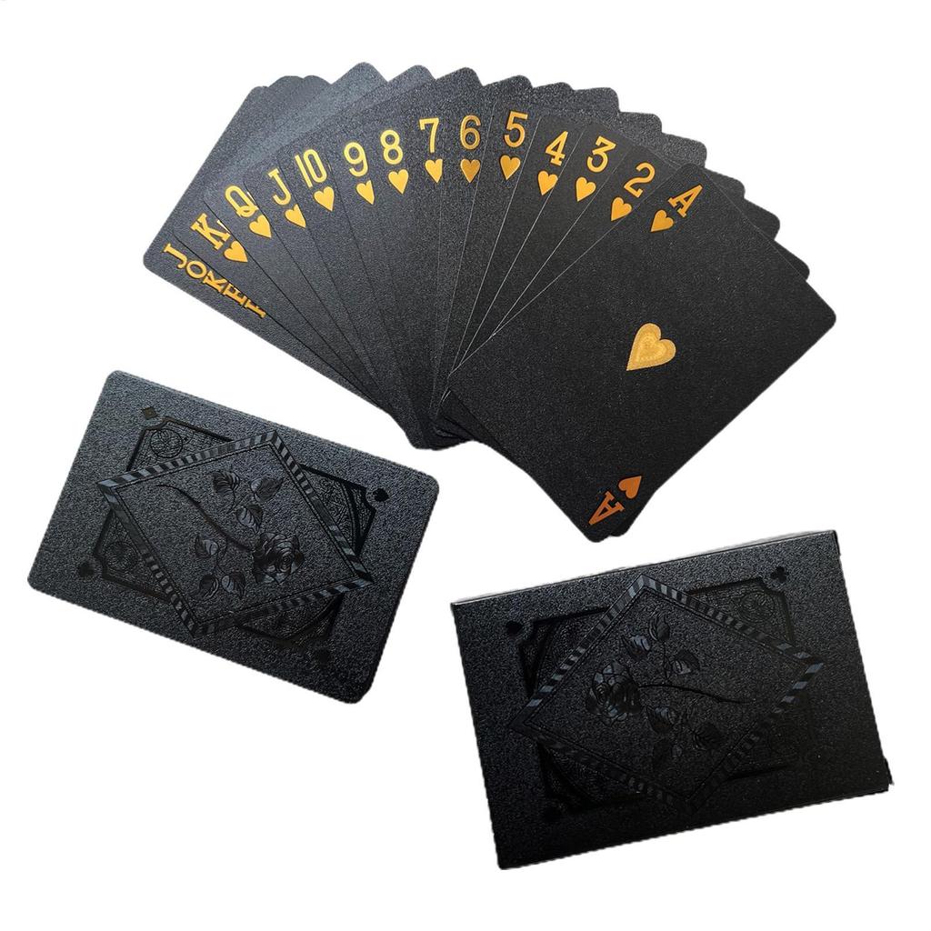 Set di Carte da Gioco Impermeabili da 54 Carte da Poker Impermeabili con Stampa Chiara Giocattoli Interattivi per Adulti per l'Interazione Familiare