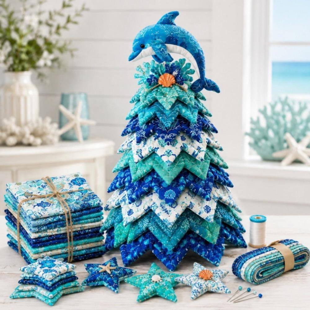 Cartoon DIY Stepp-Weihnachtsbaum-Set Geschichtetes 3D-Weihnachtsbaum-Set Anfängerfreundlich