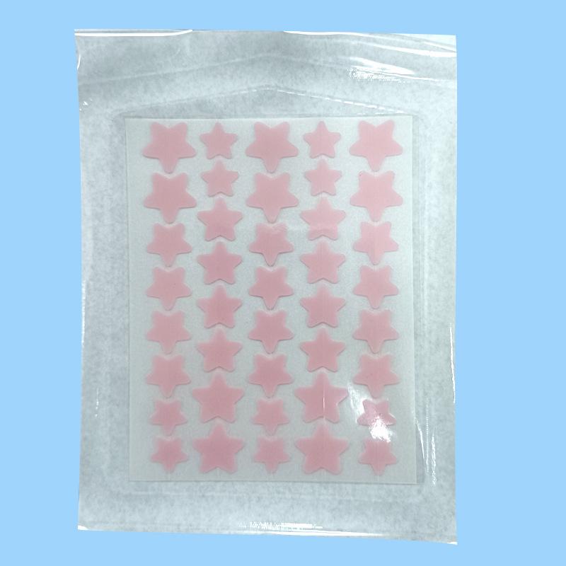 40-Star Acne Patches: Cute Hydrocolloid Covers for Absorbent Pus Removal, Anti-Acne Day & Night Use