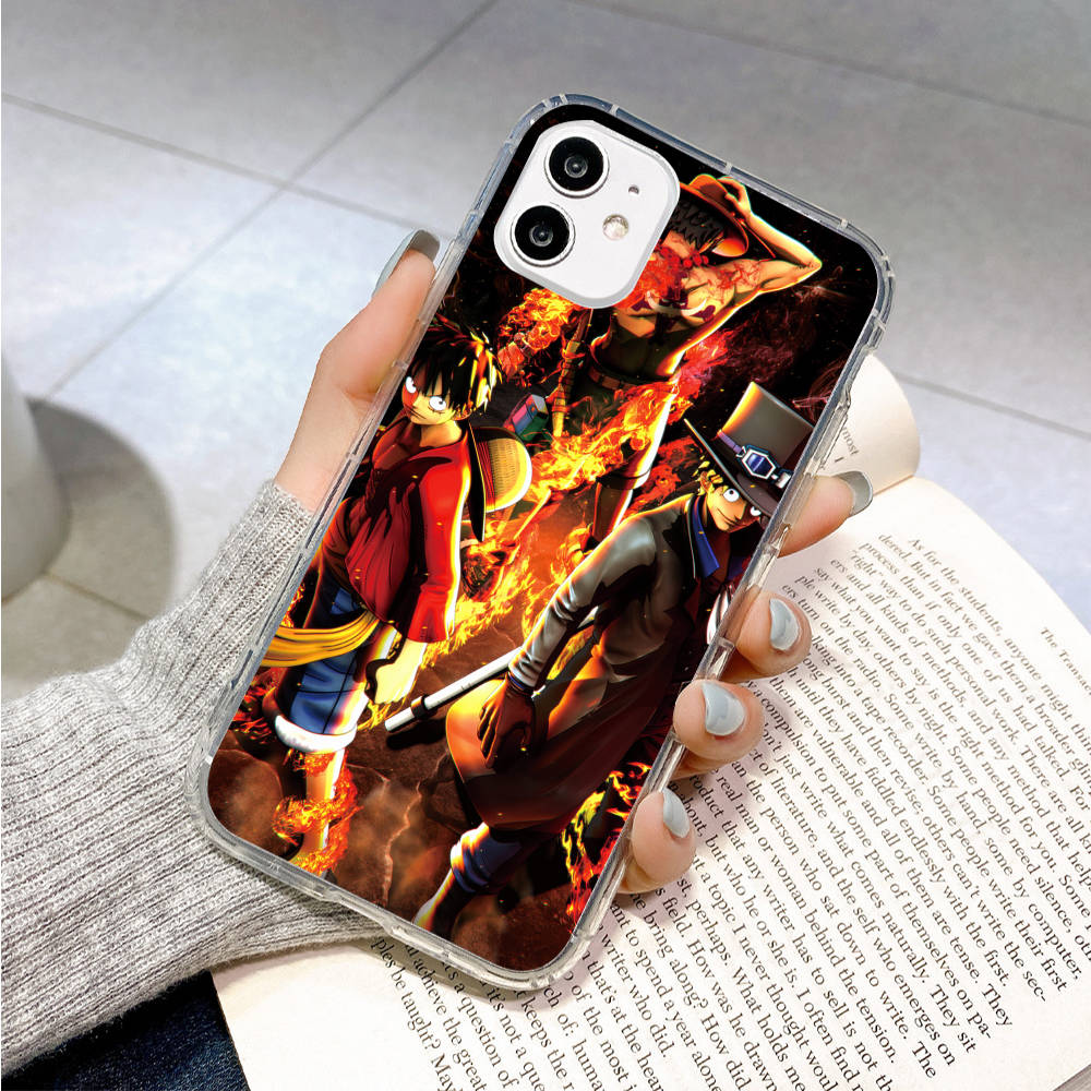 Case for Samsung A04 A14 A23 A34 A54 M23 M33 M52 M53 Realme 10 9 C30S C35 C55 VIVO Y02S Y21 Y51 X80 Pro Transparent Cover WI48 One Piece Brother