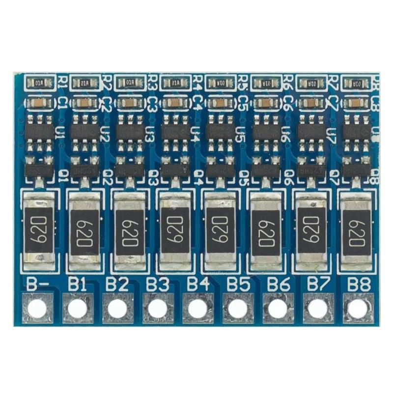 Placa Balanceadora 3S 4S 5S 6S 7S 8S 18650 Balanceamento de Bateria Função de Balanceamento Proteções de Carga Total Substituição de Placa