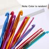 12/36 Metal Handle Crochet Hook Colorful Aluminum Knitting Needles Single Head Crochet Knitting Yarn Crafts DIY Apparel Needles