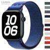 Nylon Loop For Apple Watch Strap 45mm 44mm 46mm 40mm 41mm 38mm 42mm Correa Bracelet iWatch Series 11 10 6 Se 7 8 9 Ultra 3 2 49mm
