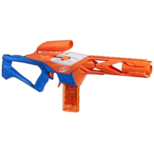 Nerf N Series Pinpoint Blaster, Includes 18 N1 Darts and a 10-dart Clip, Perfect for Indoor and Outdoor Play. Ages 8+. F8621 Authentic.