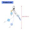 Cute Bag Charm Pendant Keyring Scissors,Pencil Braided Rope Keychain Bag Charm for Backpack Purse Handbag Decoration