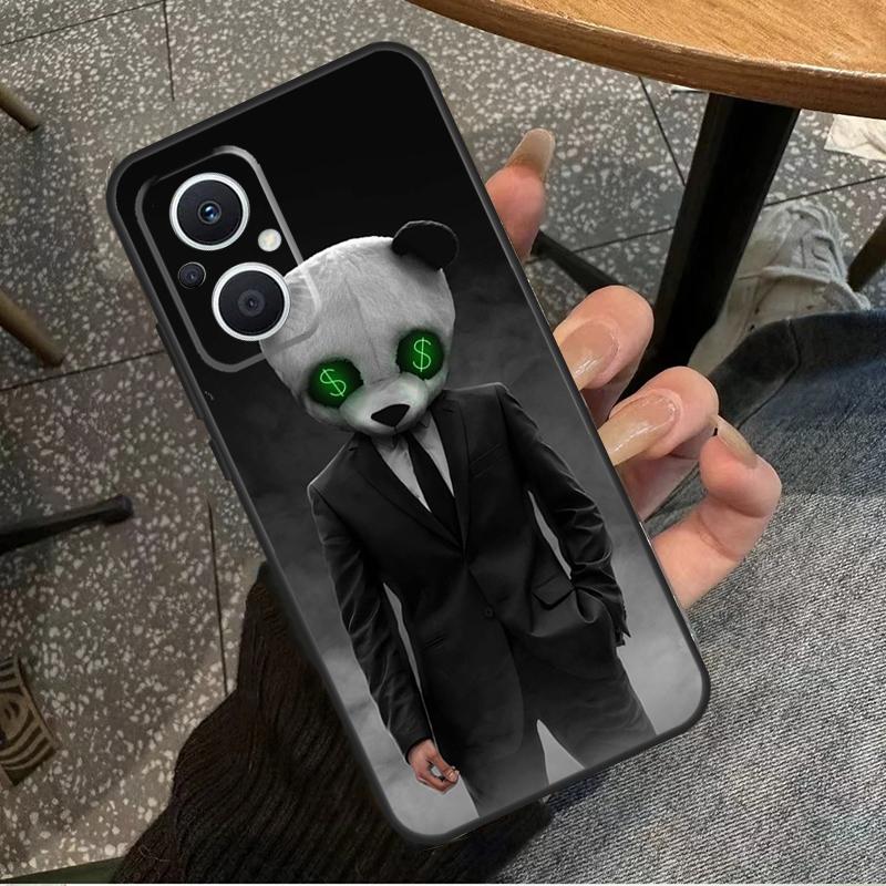 Man Suit Shirt Tie For OPPO Reno 11F 12F 13F 14F 8T 10 11 12 13 14 Pro 8 7 Lite OPPO Find X8 X6 X5 X9 Pro Case