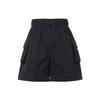 Nike Elastic High-Waist Woven Shorts Women Bottoms Black DM6248-010