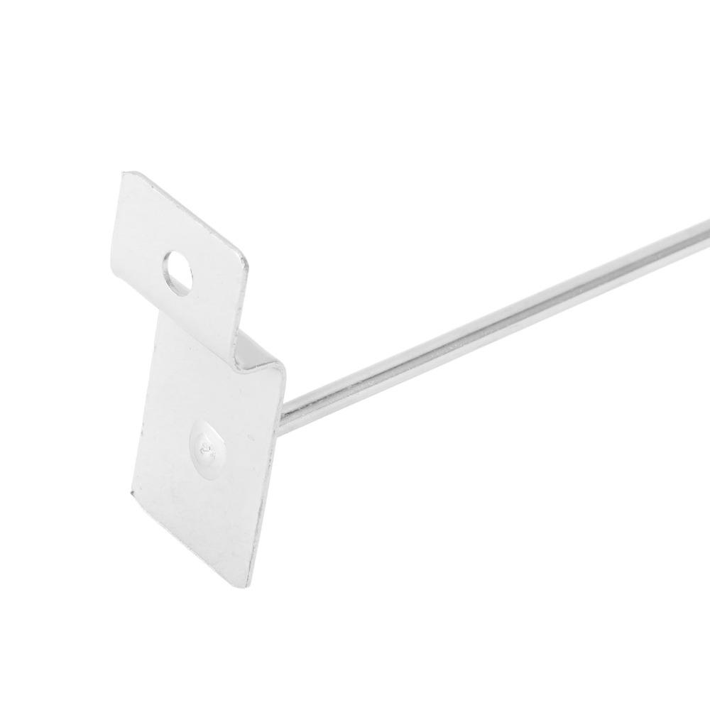 50 PCS Single Wire Design Slat Wall Hook Iron Slat Wall Hanging Hook  Hanging Display