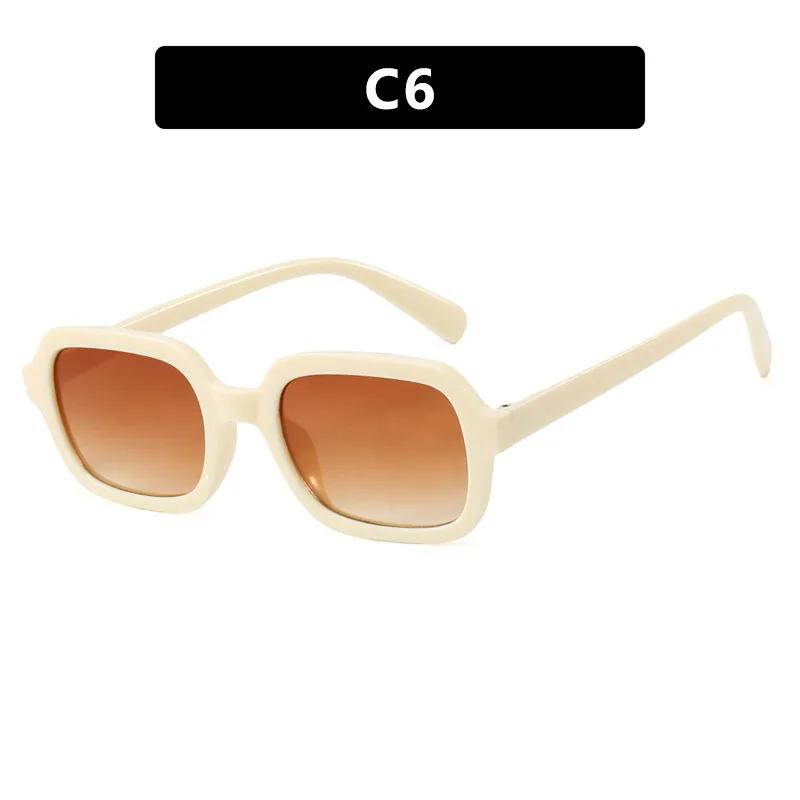 

Fashion Women Small Frame Square Sunglasses Retro Luxury Brand Designer Sun Glasses Female Trending Shades Glasses Uv400 Eyeglas 1PC