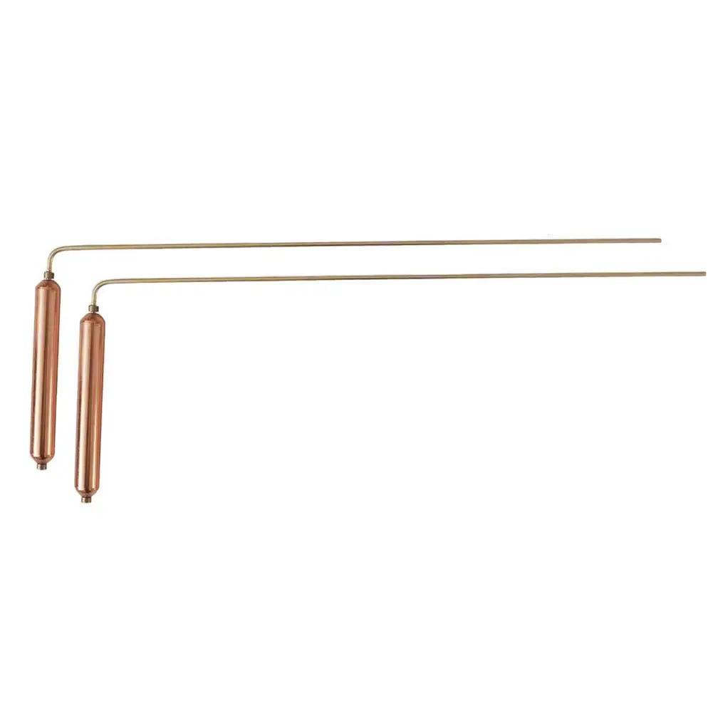 2 Pieces Pure Copper Metal Detecting Rods Metal Detector For Divination/Treasure Hunting Tools For DURABLE Copper