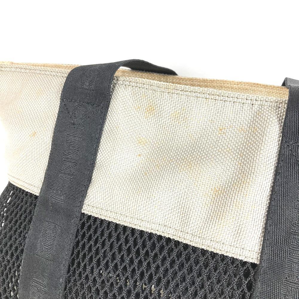 Chanel Sportliches CC CC Mark Logo Mesh Tragetasche mit Beutel, Vertikale Umhängetasche