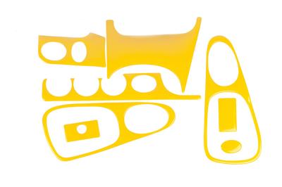 Panel Overlays (yellow) for Ford Escort 1995-2000