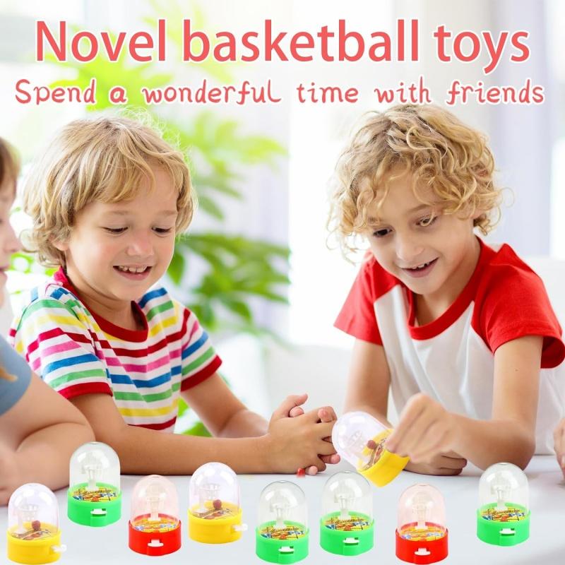 15pcs Mini Finger Basketball Shooting Game Handheld Desktop Table Basketball Game Toys Fidget Game Birthday Party Supplies
