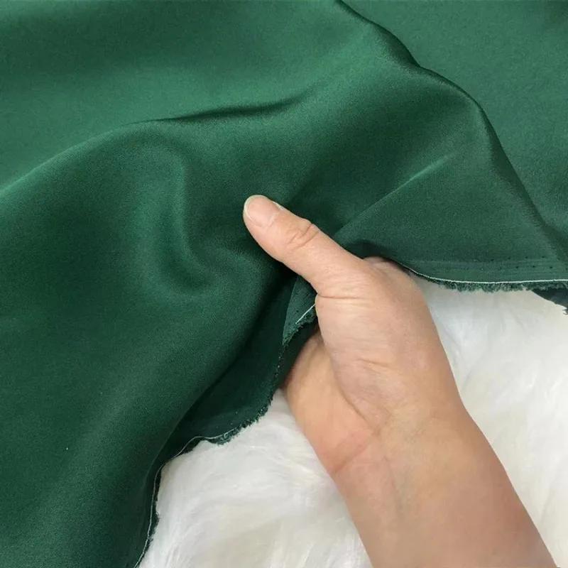 Einfarbig 100% Maulbeerseide 30 Momme Schwerer Seidenkrepp de Chine Stoff Seiden Schwerer Krepp Stoff für Bekleidung Kleider Hosen