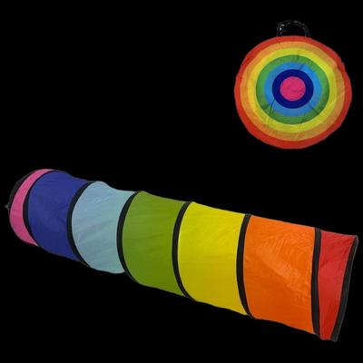OEING Regenbogen Krabbeltunnel für Kinder