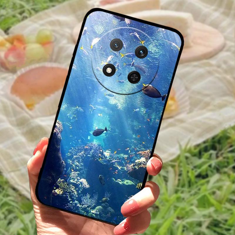 Etui Do Huawei Honor Magic7 Lite 5G Miękkie Silikonowe TPU Pokrowiec Na Telefon Dla Honor Magic7 Pro Fundas Magic 7 Odporna Na Wstrząsy Osłona Zderzaka