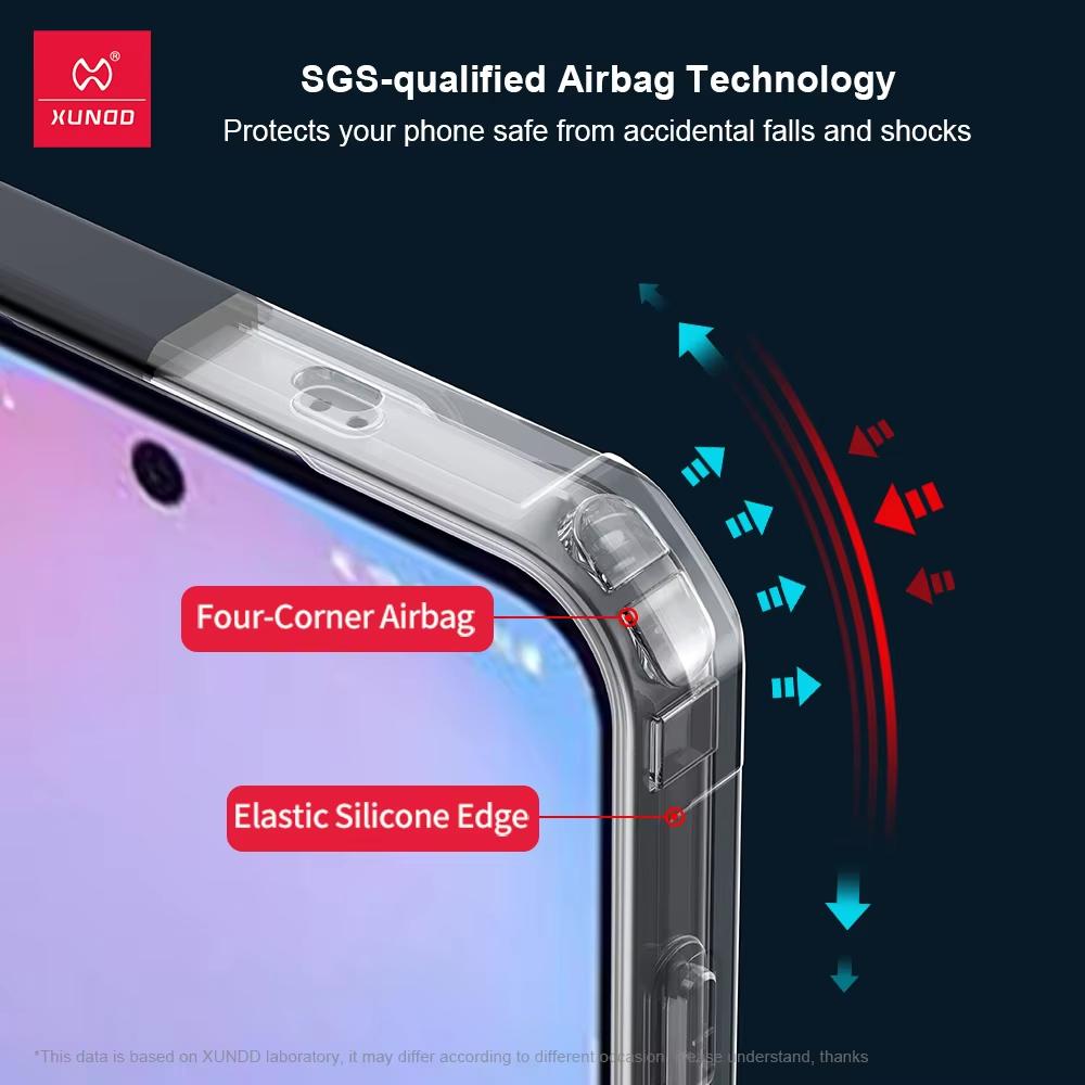 XUNDD For Samsung Galaxy S25 FE Case Luxury Casing Transparent Back Cover Airbag Shockproof Bumper Protective Cases