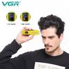 Men's Electric Smart LCD Digital Display Electric Hair Clipper Household Mini Portable Rechargeable Hair Clipper Exquisite Carved Electric Clipper