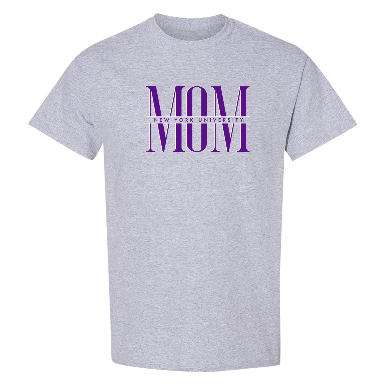 New York University Classic Mom T-Shirt - Sport Grey 3XL
