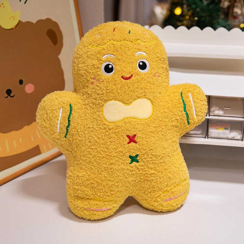 Nieuwe Kerstserie Pluche Speelgoed Rode Appel Kerstboom Peperkoekman Pluche Pop Kerstsfeer Decor Cadeau