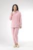 Little Island Long Sleeve Size Sweatshirt with Cable Loose Size Pink Women's Loungewear, Pink, M, Fleece, Fit, Fluffy, Pajamas, M,