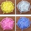 6PCS Food Cover Adjustable Elastic Silicone Cap Reusable Kitchen Utensil Storage Airtight Food Packaging Lids Accessories