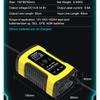 Încărcător de baterie de reparare a impulsurilor de mașină de 12v 5a pentru motocicletă cu baterie cu afișaj Lcd Încărcător universal cu plumb, reparabil, complet inteligent