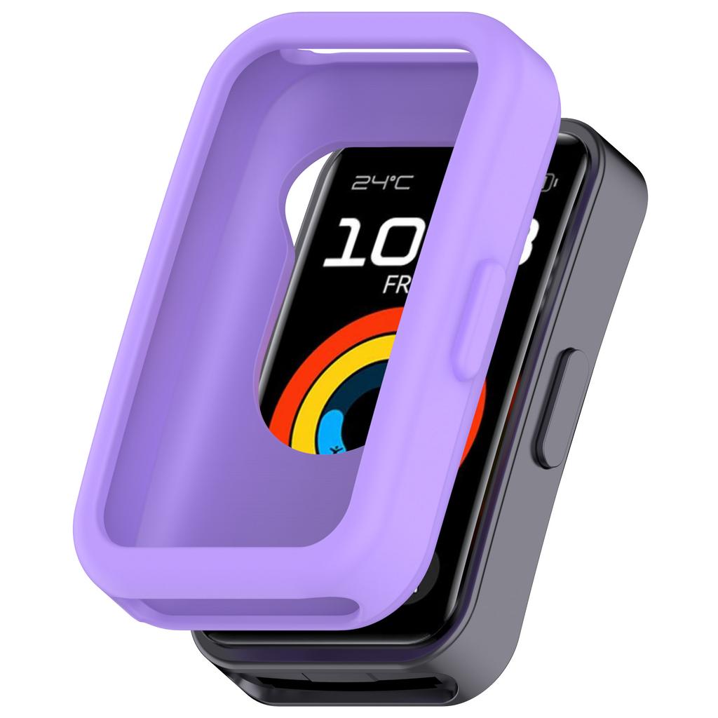For Huawei Band 9/Band 8 Watch Case Soft Silicone Hollow Watch Frame Cover