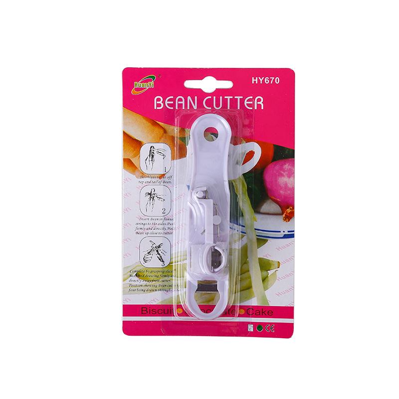 Multi-Functional Bean Slicer and Vegetable Cutter Tool белый
