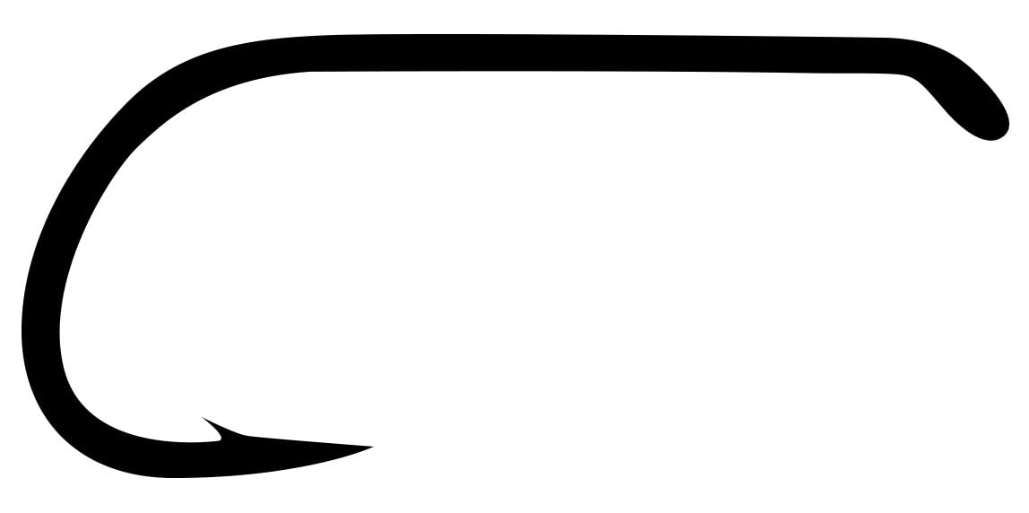 

TIEMCO Fly Hook Q100 TMC102Y Carbon Black #11 чёрный