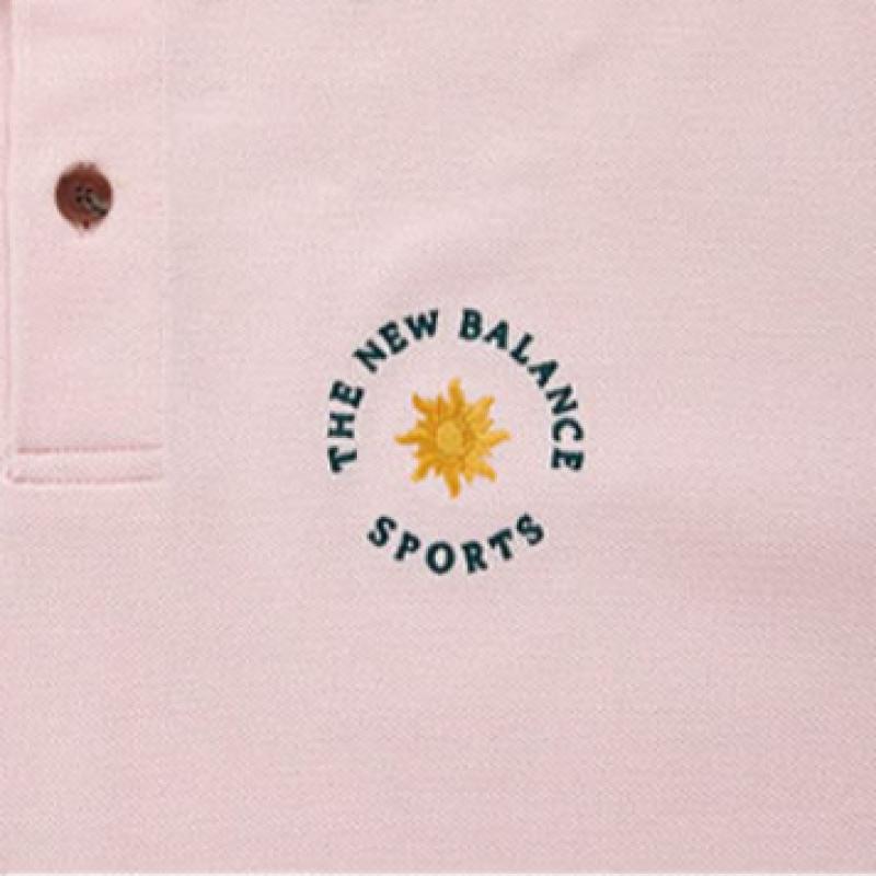 New Balance Unisexové tričko Half Club Nbnfc22513 Pk Loose Fit Pique Polo s krátkým rukávem