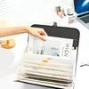 Vertical Organ Bag Thickened A4 File Folder Student Test Paper Data Storage File Bag Office Document Organizer Handheld Folder