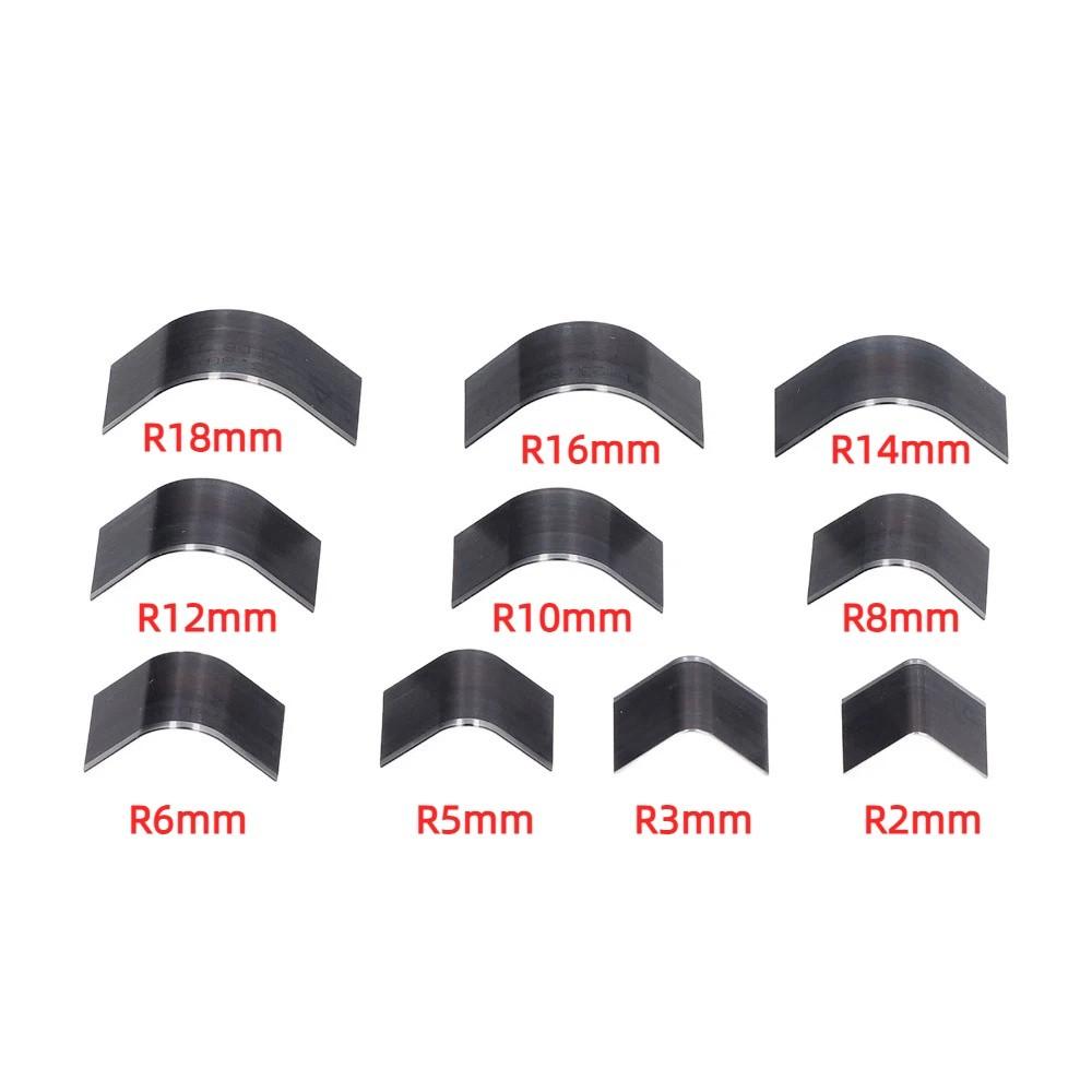 10 PCS Carbon Steel Leather Corner Punch Set Triangular Cutting Dies Kit  DIY Leathercrafts