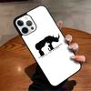 Tier Nashorn Handyhülle Für iPhone 17 Air 16 15 14 13 12 11 Pro Max Max Plus Bumper Hülle Abdeckung