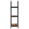 Bookshelf Smoked Oak 60 x 30 x 109 cm Wood Based Material