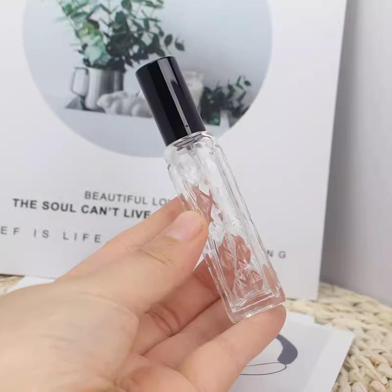Bitter Gourd 10ml High-End Glass Perfume Spray Bottle - Portable Travel Dispenser.
