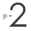 16 Inch Large Modern House Number Big Metal Floating Home Address Number for Outside Outdoor
