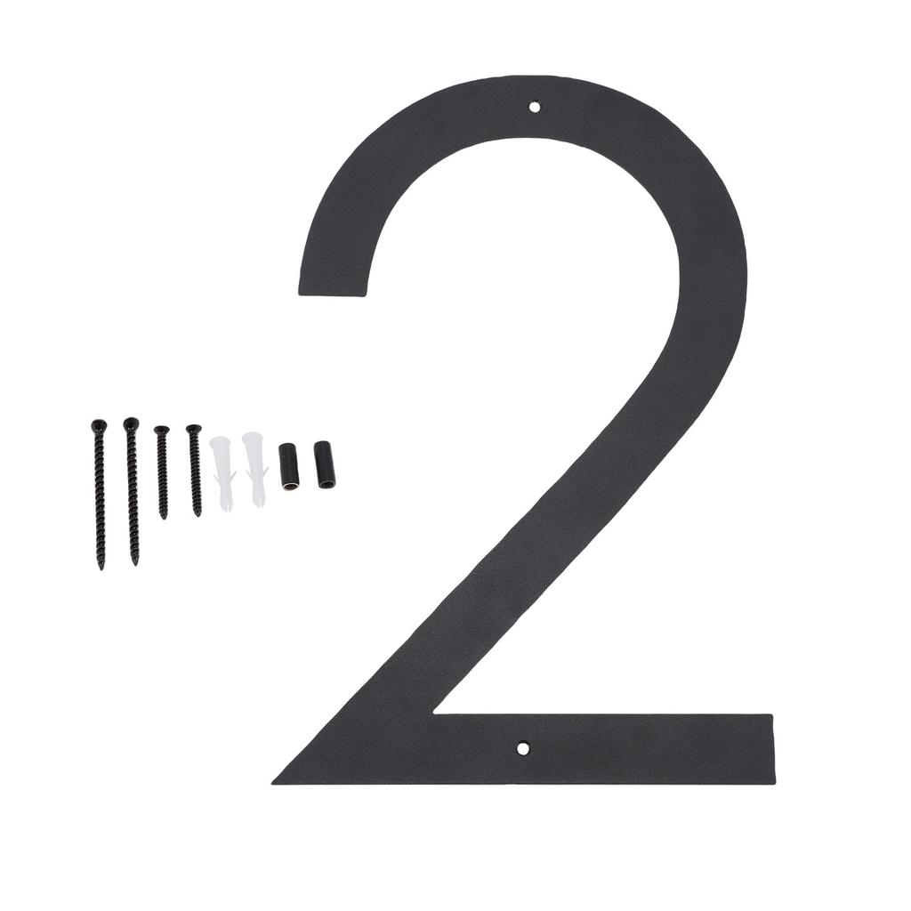 16 Inch Large Modern House Number Big Metal Floating Home Address Number for Outside Outdoor