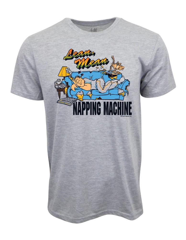 Lean Mean Napping Machine Graphic T Shirt S