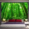 Silent Forest Home Decor Tapestry, Bohemian Hippie Wall Pendant, Bedroom Wall Decoration, Oversized Background Fabric Sheets