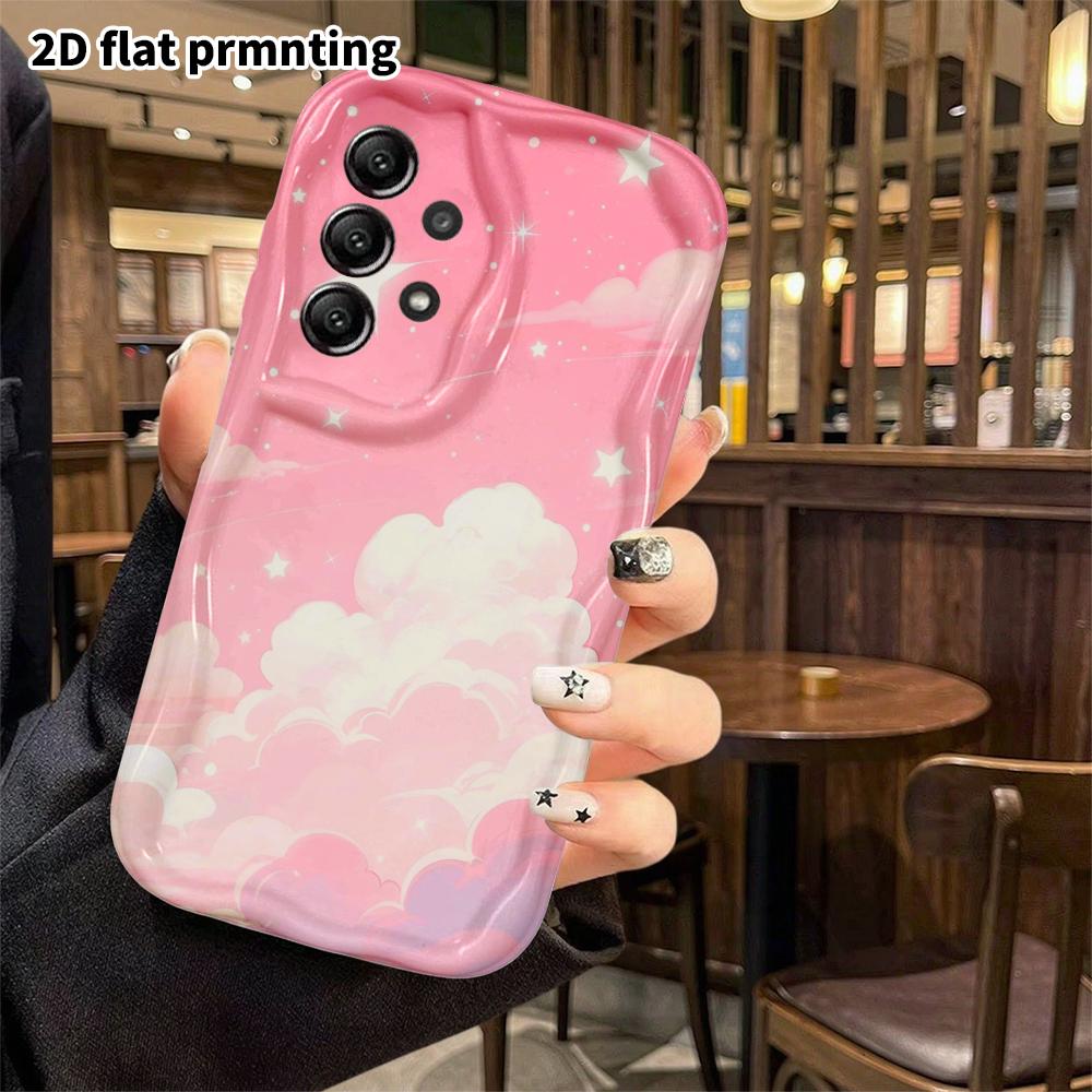 Phone case: 2D flat, fits Samsung Galaxy A34 A35 M05 M06 S20 S22 S21 FE Plus 5G protective case, dreamy sky, perfect Christmas and Halloween holiday g
