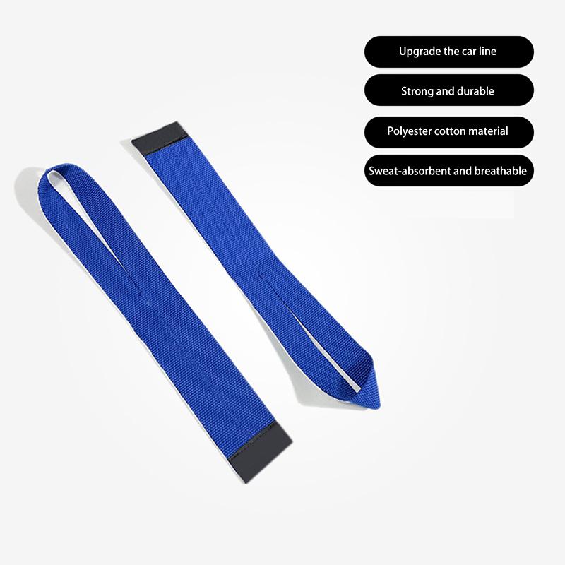 1Pair Gym Lifting Straps Weight Lifting Wrist Weight Belt Body Building Gloves For Women Men Fitness Crossfit Barbells Power