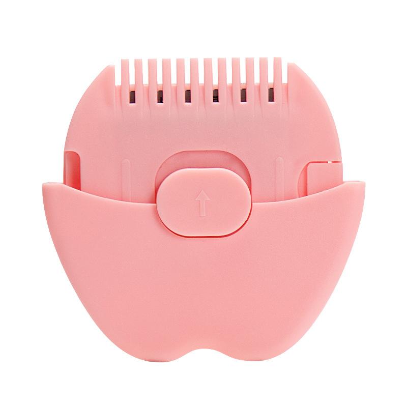 

2 в 1 Детская стрижка волос Парикмахерская расческа Подравнивание челки и сломанных волос Триммер Ручная портативная детская машинка для стрижки волос 1pcs