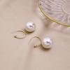 Elegant Pearl Drop Ear Ring Fashion Pearl Ear Stud Round Big Pearl Ball Stud Earrings  Party