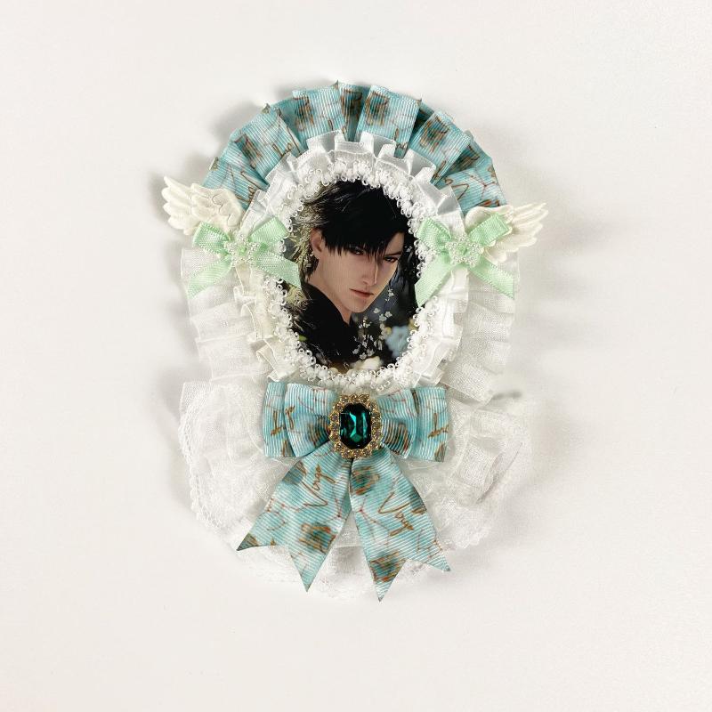 Handmade Bow Lace Photo Frame for 3 Inch Card Kawaii Design Anime Photocard Protector Case Cute Photocard Holder Wholesales 2025